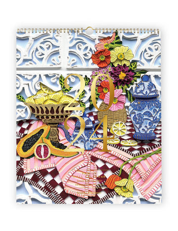 Misha Harrison X Bespoke Press  Family Wall Calendar