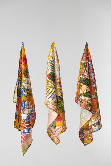 Tropical Linen tea Towel Bundle