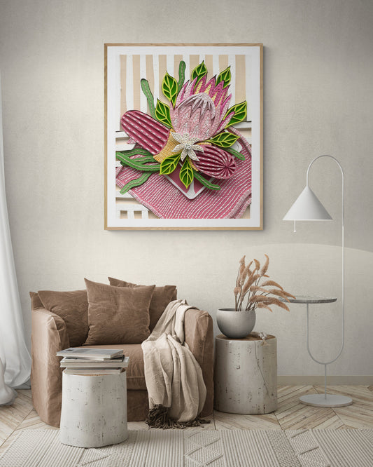 Blushing Blooms II Limited Edition Canvas Print