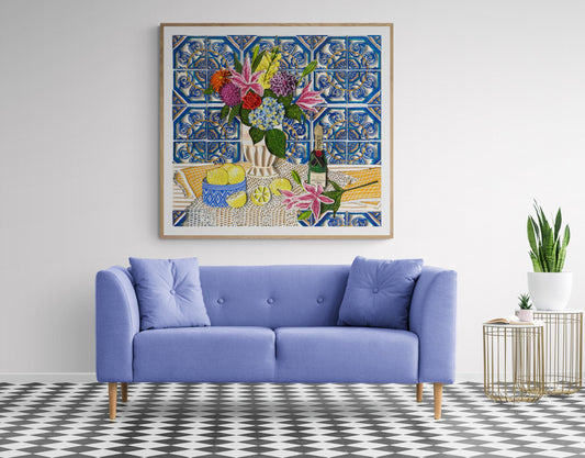 Hydrangea Blue Limited Edition Paper Print